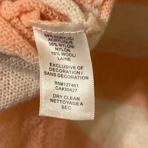 Wildfox White Label Brigitte Lakehouse Striped Sequin Heart Short sleeve Sweater - Picture 6 of 7